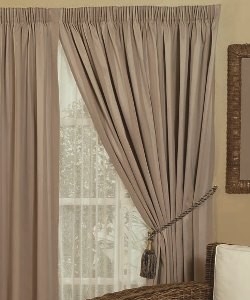 Broome Pencil Pleat Curtains - Blockout